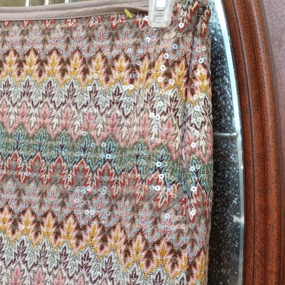Express Multi-Color Mini Skirt Size SP - Picture 3 of 4